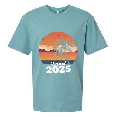 Retired 2025 Beach Palm Tree Summer Vibes Sueded Cloud Jersey T-Shirt