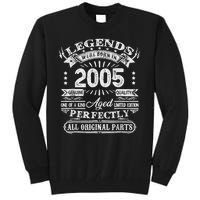 Retro 2005 Birthday 19th Bday Vintage 19 Year Old Tall Sweatshirt