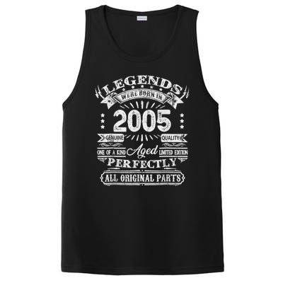 Retro 2005 Birthday 19th Bday Vintage 19 Year Old PosiCharge Competitor Tank