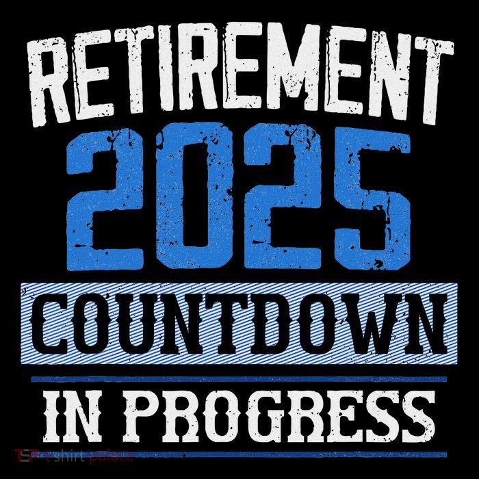 Retirement 2025 Countdown In Progress Retired 2025 Full-Length Apron With Pockets