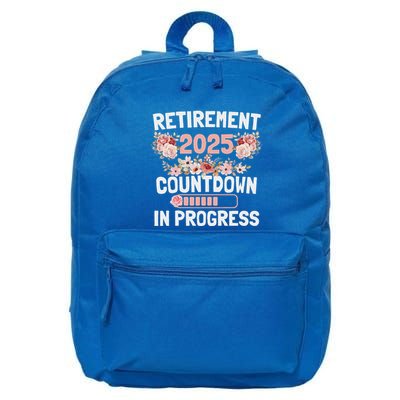 Retirement 2025 Countdown In Progress 16 in Basic Backpack