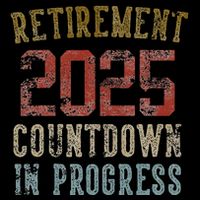 Retirement 2025 Countdown In Progress Retired 2025 Drawstring Bag
