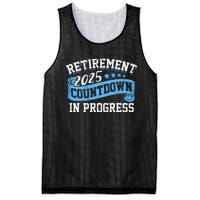 Retirement 2025 Countdown In Progress Funny Retiring Retired Gift Mesh Reversible Basketball Jersey Tank