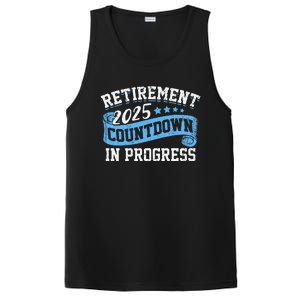 Retirement 2025 Countdown In Progress Funny Retiring Retired Gift PosiCharge Competitor Tank