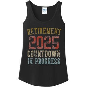 Retirement 2025 Countdown In Progress Retired 2025 Gift Ladies Essential Tank