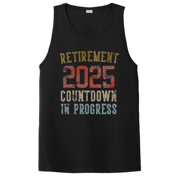 Retirement 2025 Countdown In Progress Retired 2025 Gift PosiCharge Competitor Tank