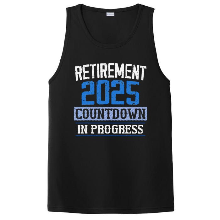 Retirement 2025 Countdown In Progress Retired 2025 Gift PosiCharge Competitor Tank