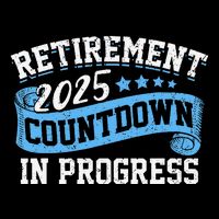 Retirement 2025 Countdown In Progress Funny Retiring Retired Drawstring Bag