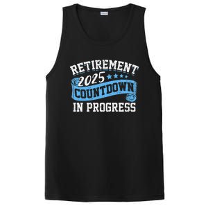 Retirement 2025 Countdown In Progress Funny Retiring Retired PosiCharge Competitor Tank