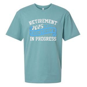 Retirement 2025 Countdown In Progress Funny Retiring Retired Sueded Cloud Jersey T-Shirt