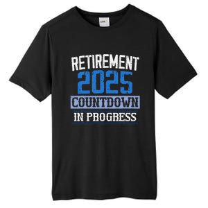 Retirement 2025 Countdown In Progress Retired 2025 Tall Fusion ChromaSoft Performance T-Shirt