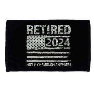 Retired 2024 Decoration Women Retirement Microfiber Hand Towel