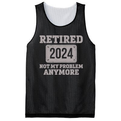 Retired 2024 Decoration Retirement Mesh Reversible Basketball Jersey Tank