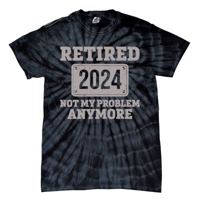 Retired 2024 Decoration Retirement Tie-Dye T-Shirt