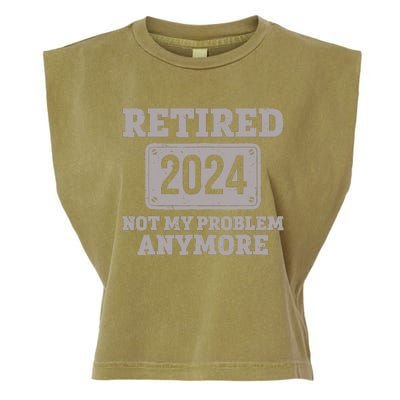 Retired 2024 Decoration Retirement Garment-Dyed Women's Muscle Tee