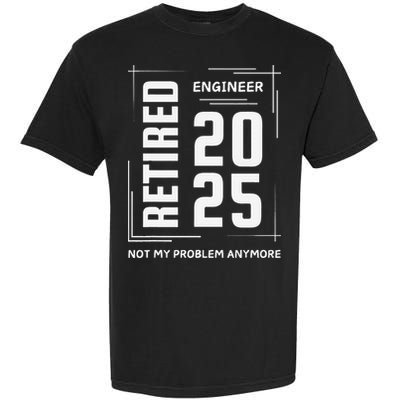 Retired 2025 Engineer Retirement Forhumor Garment-Dyed Heavyweight T-Shirt