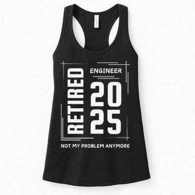 Retired 2025 Engineer Retirement Forhumor Womens Tank Top
