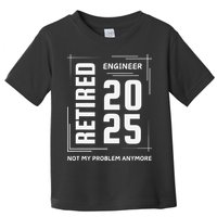 Retired 2025 Engineer Retirement Forhumor Toddler T-Shirt