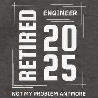 Retired 2025 Engineer Retirement Forhumor Vector Backpack