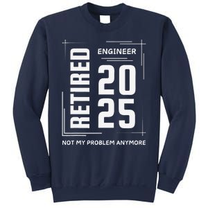 Retired 2025 Engineer Retirement Forhumor Sweatshirt