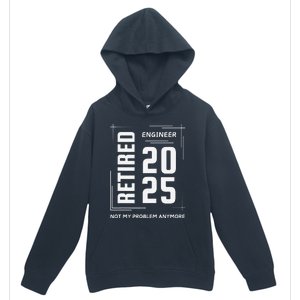 Retired 2025 Engineer Retirement Forhumor Urban Pullover Hoodie