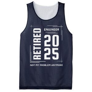 Retired 2025 Engineer Retirement Forhumor Mesh Reversible Basketball Jersey Tank