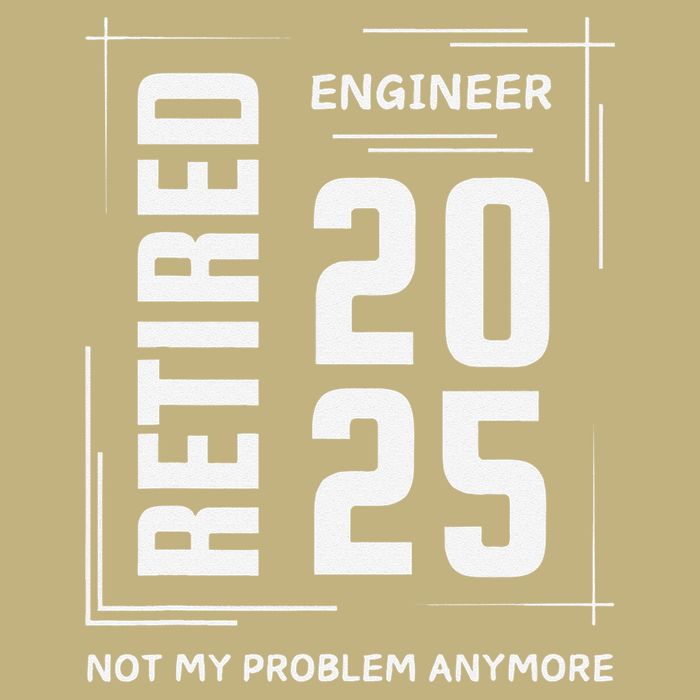 Retired 2025 Engineer Retirement Forhumor Performance Shirt