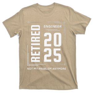 Retired 2025 Engineer Retirement Forhumor T-Shirt