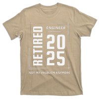 Retired 2025 Engineer Retirement Forhumor T-Shirt