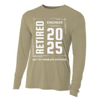 Retired 2025 Engineer Retirement Forhumor Cooling Performance Long Sleeve Crew