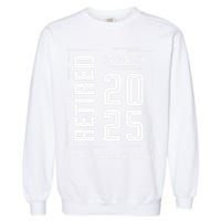 Retired 2025 Engineer Retirement Forhumor Garment-Dyed Sweatshirt
