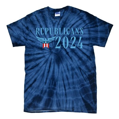 Republicans 2024 Election Logo Tie-Dye T-Shirt