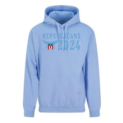 Republicans 2024 Election Logo Unisex Surf Hoodie