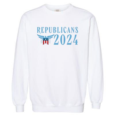 Republicans 2024 Election Logo Garment-Dyed Sweatshirt