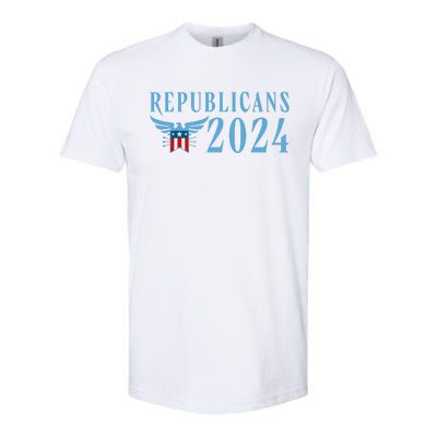 Republicans 2024 Election Logo Softstyle CVC T-Shirt