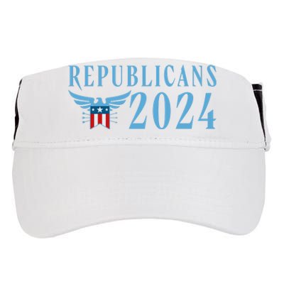 Republicans 2024 Election Logo Adult Drive Performance Visor