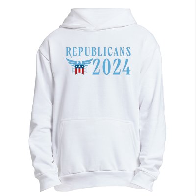 Republicans 2024 Election Logo Urban Pullover Hoodie