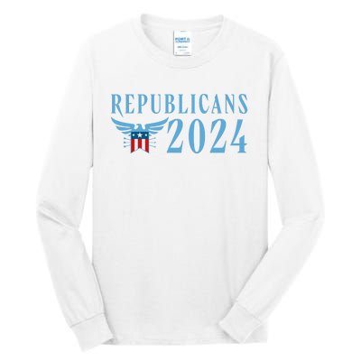 Republicans 2024 Election Logo Tall Long Sleeve T-Shirt