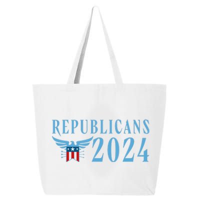 Republicans 2024 Election Logo 25L Jumbo Tote