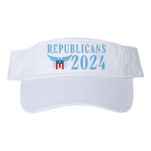 Republicans 2024 Election Logo Valucap Bio-Washed Visor