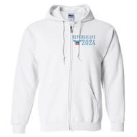 Republicans 2024 Election Logo Full Zip Hoodie