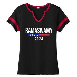 Ramaswamy 2024 Election Ladies Halftime Notch Neck Tee