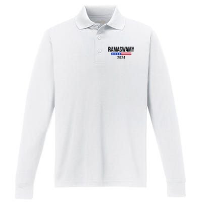 Ramaswamy 2024 Election Performance Long Sleeve Polo