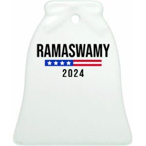 Ramaswamy 2024 Election Ceramic Bell Ornament