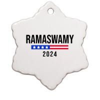 Ramaswamy 2024 Election Ceramic Star Ornament