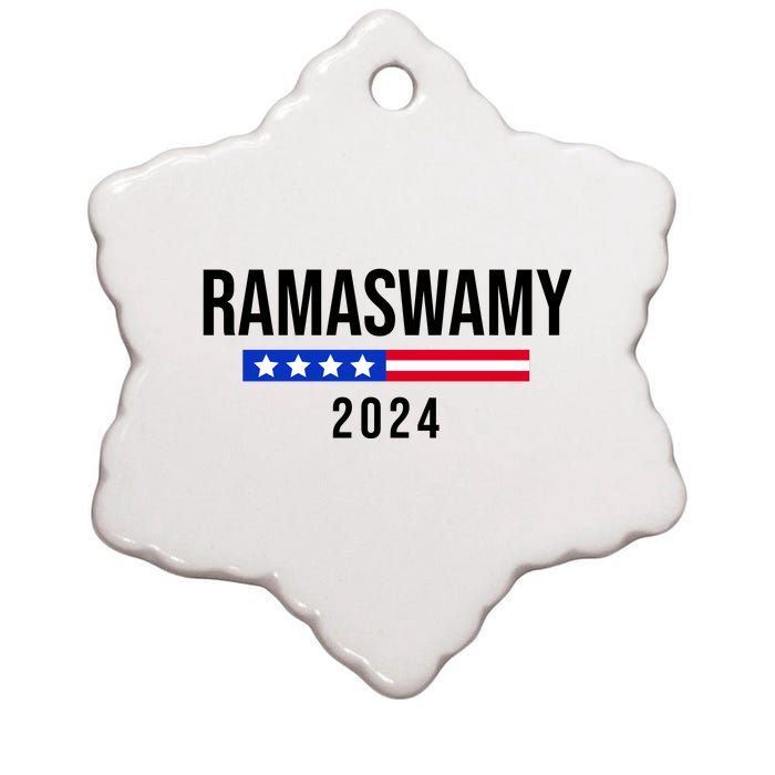 Ramaswamy 2024 Election Ceramic Star Ornament