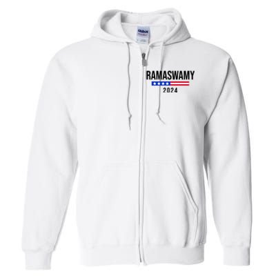 Ramaswamy 2024 Election Full Zip Hoodie