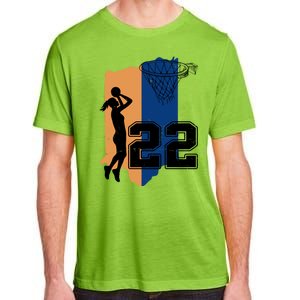 Retro 22 Female Basketball Player Adult ChromaSoft Performance T-Shirt