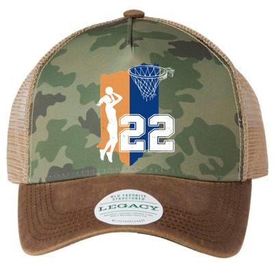 Retro 22 Female Basketball Player Legacy Tie Dye Trucker Hat