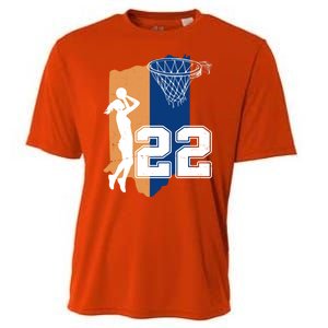 Retro 22 Female Basketball Player Cooling Performance Crew T-Shirt